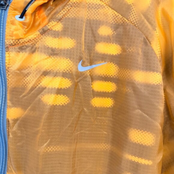⚡ Nike Running Dri-FIT Full-Zip Hooded Jacket – Gray & Orange – Size XL - Picture 3 of 6